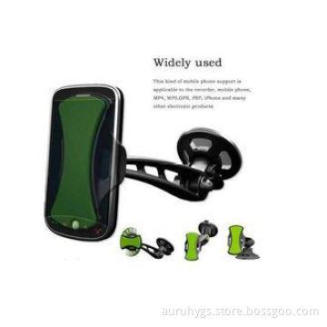 Green Wireless Plastic Phone Holder / Car Phone Mount For I